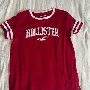 Hollister Womens Red T-Shirt
